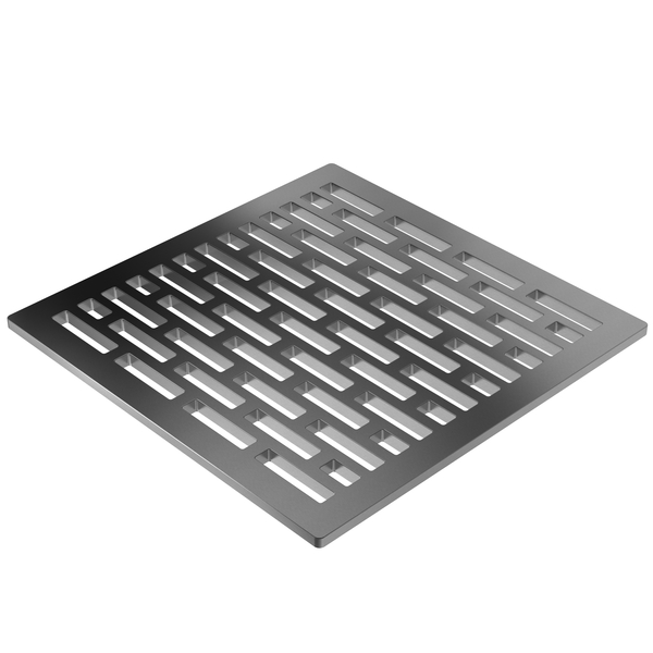 Newport Brass 6" Square Shower Drain in Stainless Steel (Pvd) 233-606/20